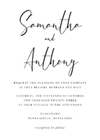 Stylish Script Front