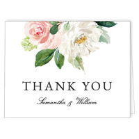 Blushing Bouquet, Elegant Back | Front