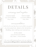 Initials Monogram (Floral Border) Details Enclosure Front