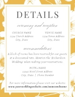 Initials Monogram (Floral Border) Details Enclosure Front