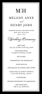 Initials Monogram, Solid Border Front