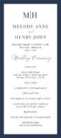 Initials Monogram, Solid Border Front