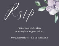 Soft Floral RSVP Front