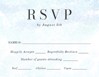 Abstract Beach RSVP Front
