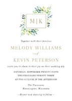 Leafy Flourish Monogram Front