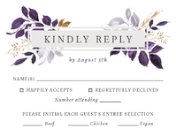 Vivid Foliage RSVP Front