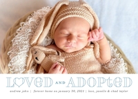 Loved and Adopted Front