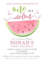 One in a Melon, Watercolor Front