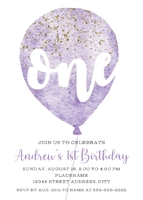One Balloon Front