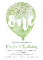 One Balloon Front