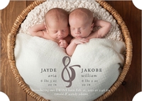 Ampersand Twins (Shaped Cut) Front