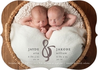 Ampersand Twins (Shaped Cut) Front