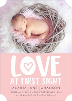 LOVE at first sight (Shaped Cut) Front