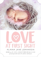 LOVE at first sight (Shaped Cut) Front
