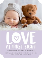 LOVE at first sight (Shaped Cut) Front