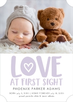 LOVE at first sight (Shaped Cut) Front