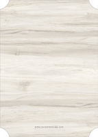 Leafy Corners (Shaped Cut) Back