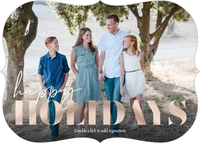 Golden Holidays (Shaped Cut) Front