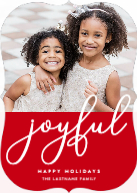 Scripted Joyful (Shaped Cut) Front