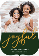 Scripted Joyful (Shaped Cut) Front