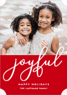 Scripted Joyful (Shaped Cut) Front
