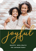 Scripted Joyful (Shaped Cut) Front