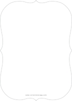 Bright Script (Shaped Cut) Back