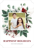 Holiday Cardinal (Shaped Cut) Front