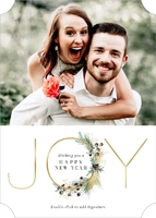 Joy with Gold Trim (Shaped Cut) Front