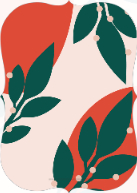 Modern Leaves (Shaped Cut) Back