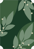 Modern Leaves (Shaped Cut) Back