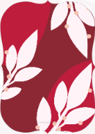 Modern Leaves (Shaped Cut) Back