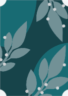Modern Leaves (Shaped Cut) Back