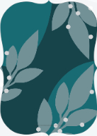 Modern Leaves (Shaped Cut) Back