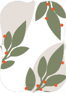 Modern Leaves (Shaped Cut) Back