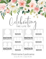 Blush Floral (22 x 28)