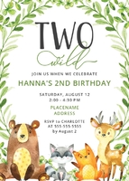 Woodland Animal Friends, TWO Front