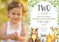 Woodland Animal Friends, TWO Front