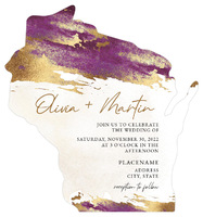 Metallic Wine Wash Front