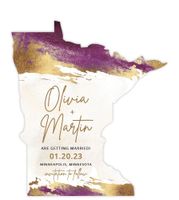 Metallic Wine WashSmall (5 x 5.6 inches) Front