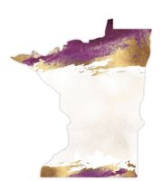 Metallic Wine WashSmall (5 x 5.6 inches) Back