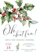 Holiday Branch with Berries Front