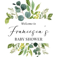 (20 x 20) Framed Greenery Branches