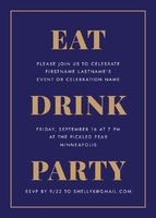 EAT DRINK PARTY Front