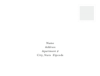 Classic Typography (Back Flap Printing) Front