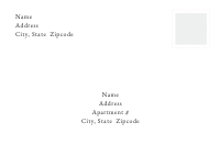 Classic Typography (Standard) Front