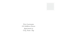 Classic Typography (Back Flap Printing) Front