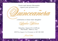 Metallic Sparkled Border Front