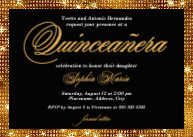 Metallic Sparkled Border Front