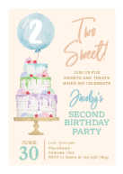 Two Sweet Cake Front